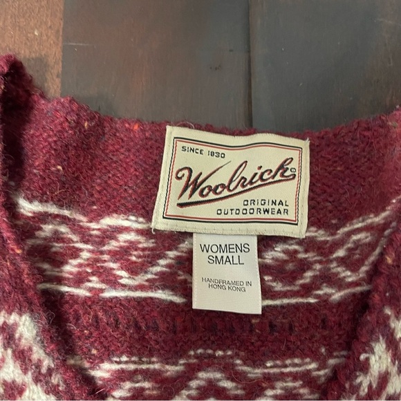 Vintage Woolrich Vest Women’s Small 98% Wool Button Closure Outdoor - Picture 2 of 6